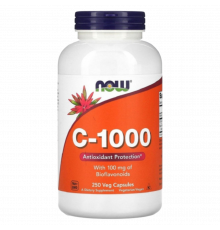 Витамин C‑1000 с биофлавоноидами, C‑1000 with Bioflavonoids, Now Foods, 250 капсул