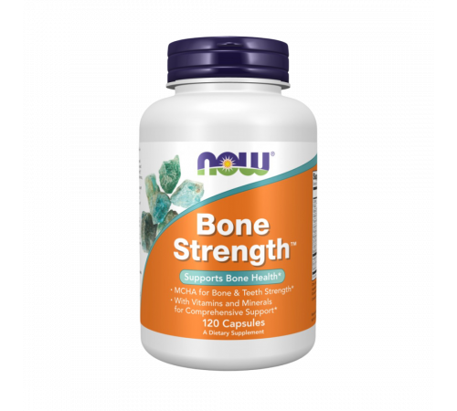 Комплекс для костей и зубов 120 капсул, Bone Strength, Now Foods, 120 капсул