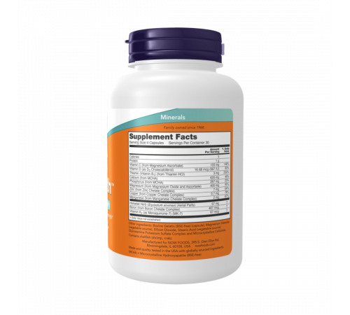 Комплекс для костей и зубов 120 капсул, Bone Strength, Now Foods, 120 капсул