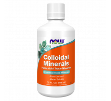 Коллоидные минералы, Colloidal Minerals Liquid original, Now Foods, 946 мл