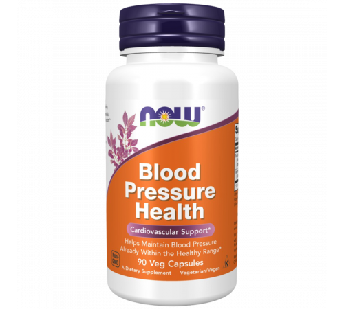 Комплекс для поддержки давления 90 капсул, Blood Pressure Health, Now Foods, 90 вегетарианских капсул