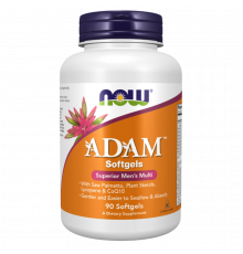 АДАМ мультивитаминный комплекс для мужчин, Adam, Now Foods, 90 гелевых капсул