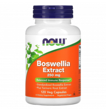 Экстракт Босвелии 250 мг, Boswellia Extract 250 mg, Now Foods, 120 вегетарианских капсул