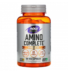 Комплекс аминокислот, Amino Complete, Now Foods, 120 капсул