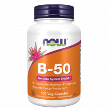 Комплекс B‑витаминов B‑50, B‑50,  Now Foods, 100 таблеток