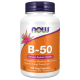 Комплекс B‑витаминов B‑50, B‑50,  Now Foods, 100 таблеток