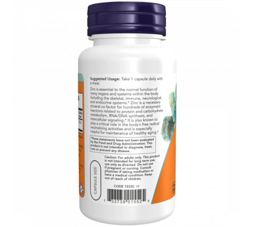 Цинк пиколинат 50 мг, Zinc Picolinate, Now Foods, 120 капсул Цинк пиколинат 50 мг, Zinc Picolinate, Now Foods, 120 капсул