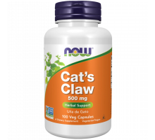 Кошачий коготь 500 мг, Cat's Claw 500 mg, Now Foods, 100 вегетарианских капсул