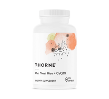Красный рис и коэнзим Q10, Red Yeast Rice + CoQ10 (Choleast), Thorne Research, 120 капсул