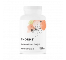Красный рис и коэнзим Q10, Red Yeast Rice + CoQ10 (Choleast), Thorne Research, 120 капсул