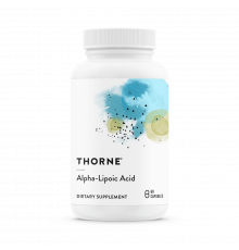 Альфа-липоевая кислота, Alpha-Lipoic Acid, Thorne Research, 60 капсул