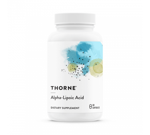 Альфа-липоевая кислота, Alpha-Lipoic Acid, Thorne Research, 60 капсул Альфа-липоевая кислота, Alpha-Lipoic Acid, Thorne Research, 60 капсул