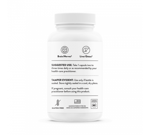 Альфа-липоевая кислота, Alpha-Lipoic Acid, Thorne Research, 60 капсул Альфа-липоевая кислота, Alpha-Lipoic Acid, Thorne Research, 60 капсул