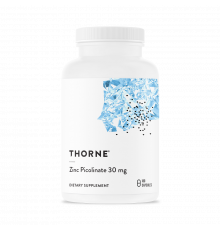 Пиколинат цинка 30мг, Zinc Picolinate 30mg, Thorne Research, 180 капсул
