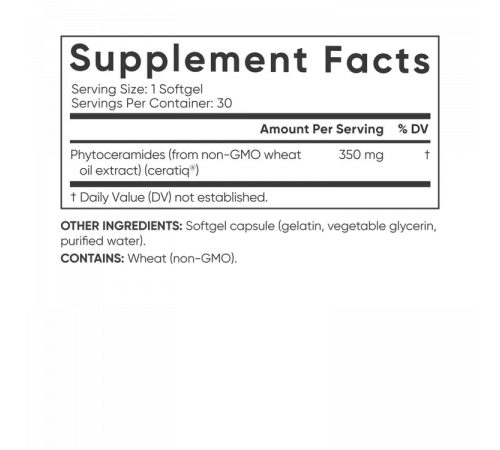 Фитокерамиды 350 мг, Phytoceramides 350 mg, Sports Research, 30 желатиновых капсул Фитокерамиды 350 мг, Phytoceramides 350 mg, Sports Research, 30 желатиновых капсул