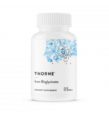 Бисглицинат железа, Iron Bisglycinate, Thorne Research, 60 капсул