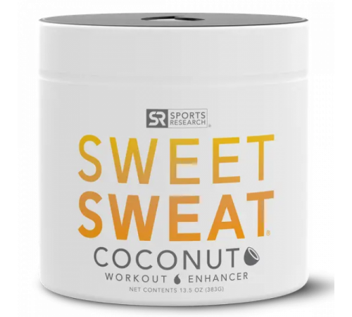 Мазь с органическим кокосовым маслом, Jar XL Coconut, Sweet Sweat, 383 г.