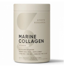 Морской коллаген без вкуса, Marine Collagen Peptides, Sports Research, 340 г