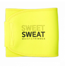 Термопояс на талию, Neon Yellow Waist Trimmer, Sweet Sweat, M