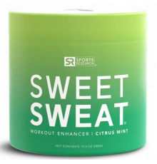 Спортивная мазь с ароматом цитруса, Jar XL Citrus Mint, Sweet Sweat, 383 г.