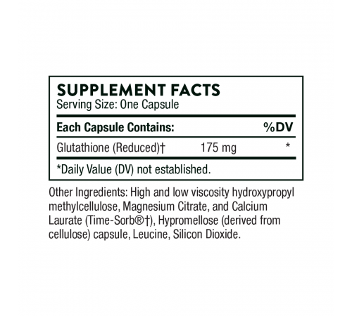Антиоксидант Глутатион-SR, Glutathione-SR, NSF Certified Sport, Thorne Research, 60 капсул Антиоксидант Глутатион-SR, Glutathione-SR, NSF Certified Sport, Thorne Research, 60 капсул
