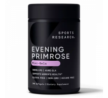Масло примулы вечерней 500 мг, Evening Primrose Oil 500 mg, Sports Research, 240 гелевых капсул