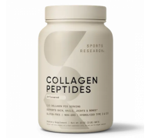 Пептиды коллагена без вкуса, Collagen Peptides Unflavored, Sports Research, 907 г.