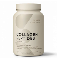 Пептиды коллагена без вкуса, Collagen Peptides Unflavored, Sports Research, 907 г.