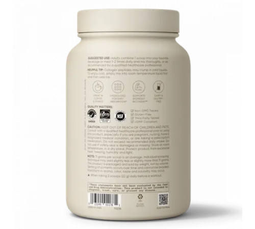 Пептиды коллагена без вкуса, Collagen Peptides Unflavored, Sports Research, 907 г. Пептиды коллагена без вкуса, Collagen Peptides Unflavored, Sports Research, 907 г.