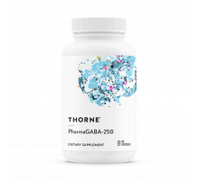 Гамма-аминомасляная кислота [ГАМК], PharmaGABA-250, Thorne Research, 60 капсул