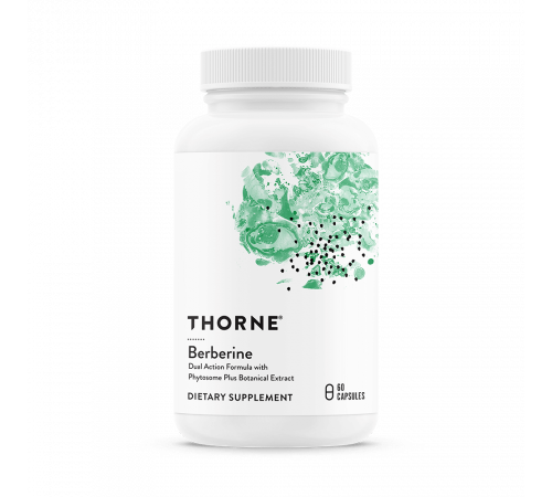 Берберин, Berberine, Thorne Research, 60 капсул Берберин, Berberine, Thorne Research, 60 капсул