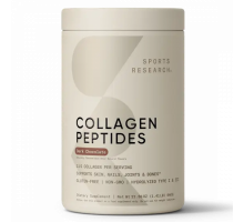 Пептиды коллагена "Темный Шоколад", Collagen Peptides Dark Chocolate, Sports Research, 454 г.