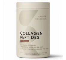 Пептиды коллагена "Темный Шоколад", Collagen Peptides Dark Chocolate, Sports Research, 454 г.