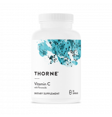 Витамин С c флавоноидами, Vitamin C with Flavonoids, Thorne Research, 90 капсул
