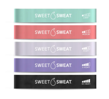 Резинки для фитнеса, Mini Loop Fitness Bands, Sweet Sweat, 5 шт.