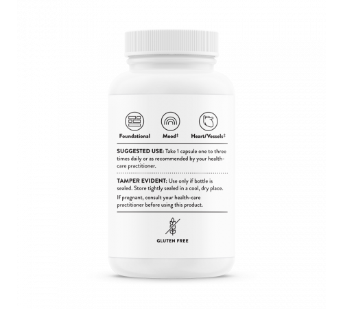 Метилфолат, 5-MTHF 1 mg, Thorne Research, 60 капсул Метилфолат, 5-MTHF 1 mg, Thorne Research, 60 капсул