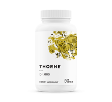Витамин Д3, D-1000, Vitamin D, Thorne Research, 90 капсул