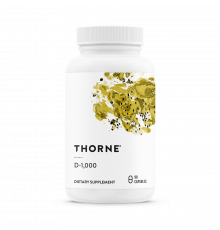 Витамин Д3, D-1000, Vitamin D, Thorne Research, 90 капсул
