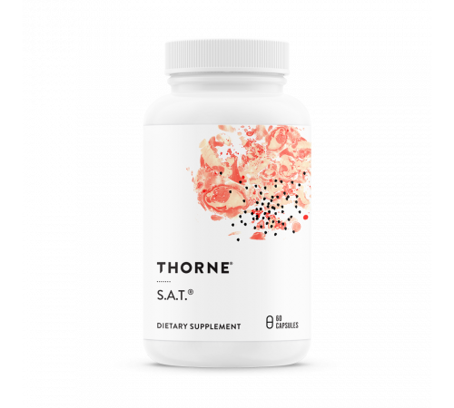 Силимарин/Артишок/Куркума, S.A.T (Silybin/Artichoke/Curcumin), Thorne Research, 60 капсул