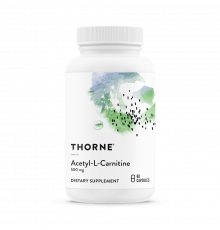 Аминокислота ацетил L-карнитин, Acetyl-L-Carnitine (Carnityl), Thorne Research, 60 капсул