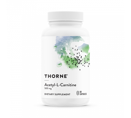 Аминокислота ацетил L-карнитин, Acetyl-L-Carnitine (Carnityl), Thorne Research, 60 капсул