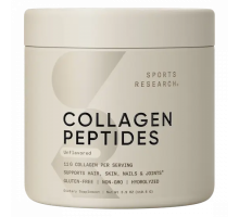 Пептиды коллагена без вкуса, Collagen Peptides Unflavored, Sports Research, 110,6 г.