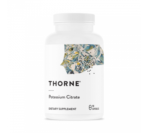 Цитрат калия, Potassium Citrate, Thorne Research, 90 капсул Цитрат калия, Potassium Citrate, Thorne Research, 90 капсул