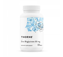 Бисглицинат цинка 30 мг, Zinc Bisglycinate 30mg, Thorne Research, 60 капсул