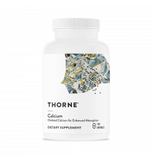 Кальций, Calcium (DiCalcium Malate), Thorne Research, 120 капсул