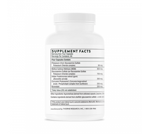 Формула для мышц и суставов, Joint Support Nutrients (AR-Encap), Thorne Research, 240 капсул Формула для мышц и суставов, Joint Support Nutrients (AR-Encap), Thorne Research, 240 капсул